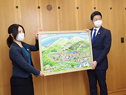 林業普及へ森林絵巻完成