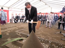 池田第2工場の地鎮祭