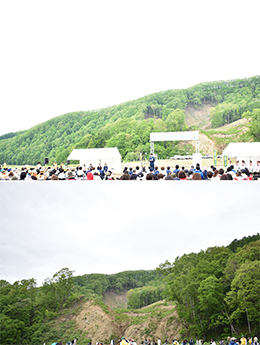 北海道植樹祭 厚真町で