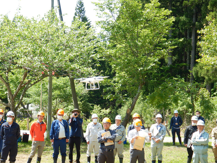 森林林業振興会 立木調査にICT技術