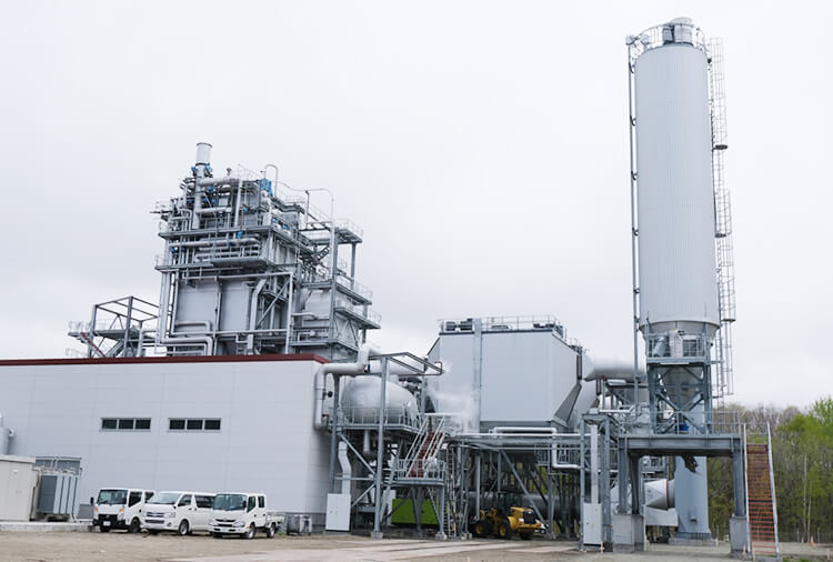 網走バイオマス発電所 道産チップ燃料に2、3号機