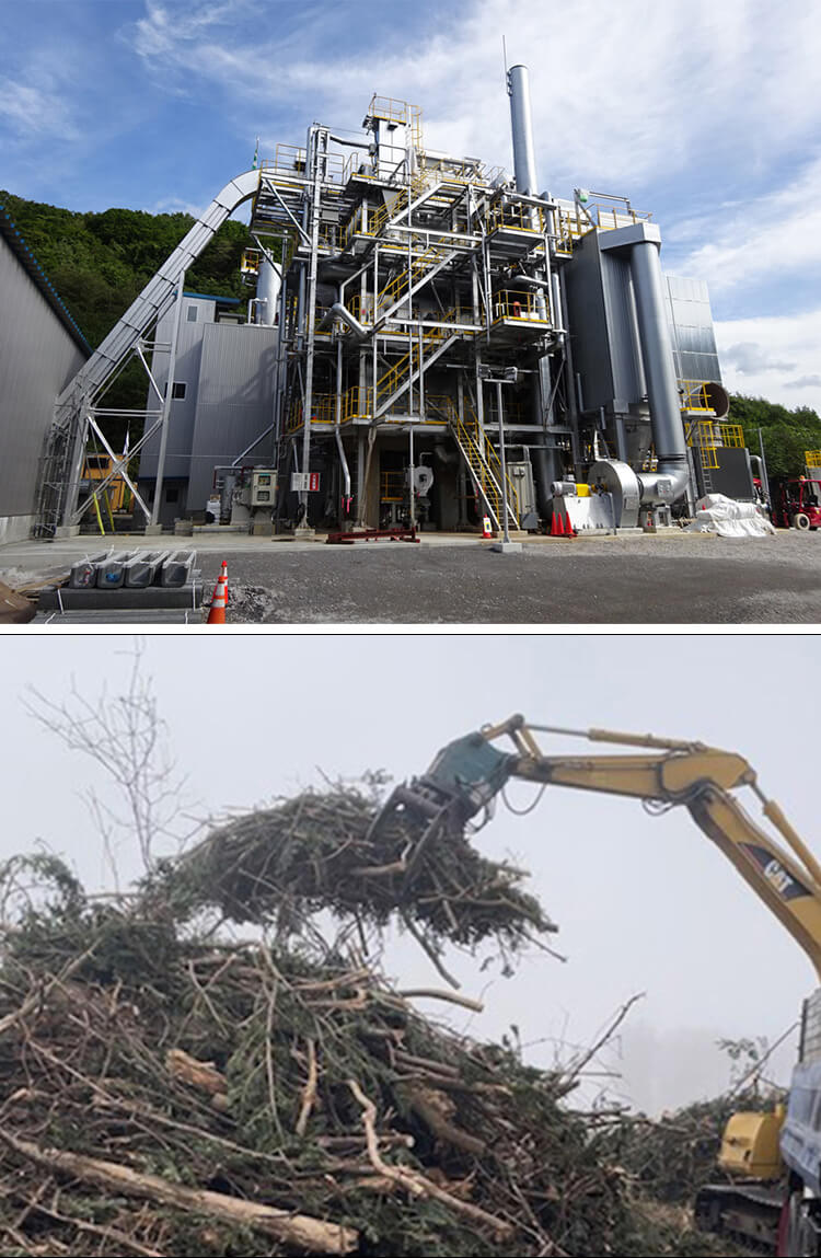 北斗バイオマス発電所へ燃料 道南木材産業株式会社を設立